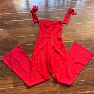 Windsor Vibrant Red Jumpsuit size Small